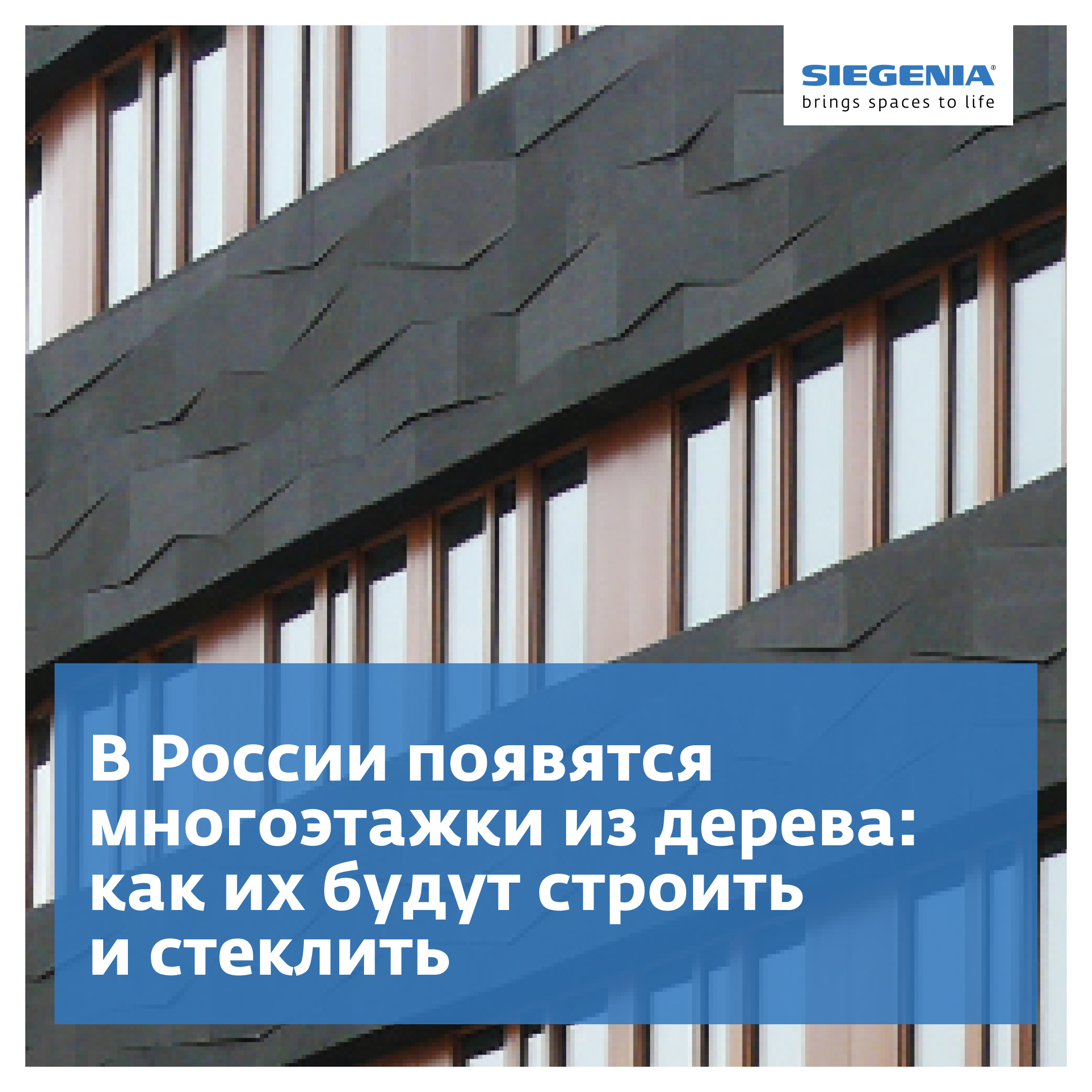 В России появятся многоэтажки из дерева: как их будут строить и стеклить -  Synergy PRO - Блог